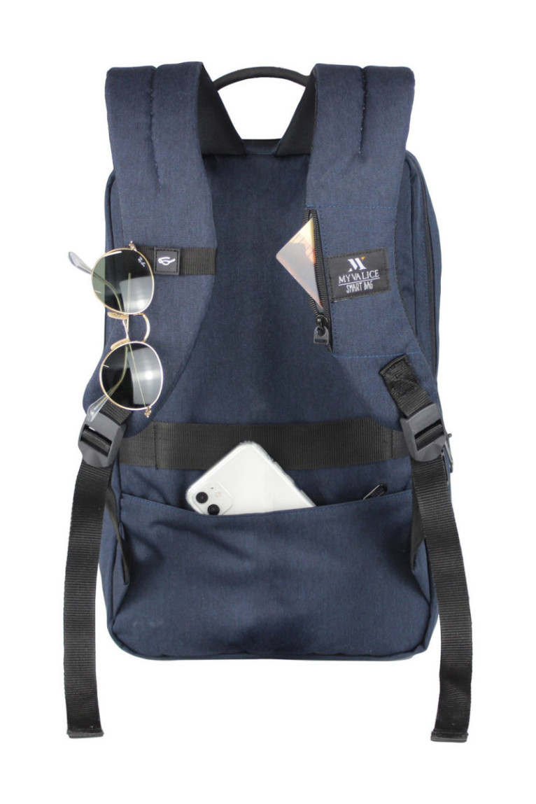 Sac pour ordinateur portable - Bleu foncé