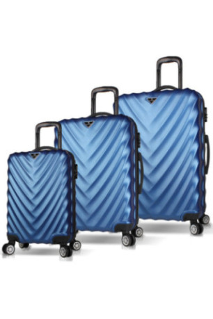 Ensemble de valises (3 pièces) - Bleu foncé