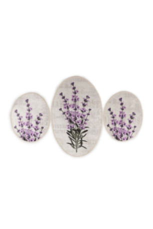 Ensemble de tapis de bain (3 pièces) - Multicolore
