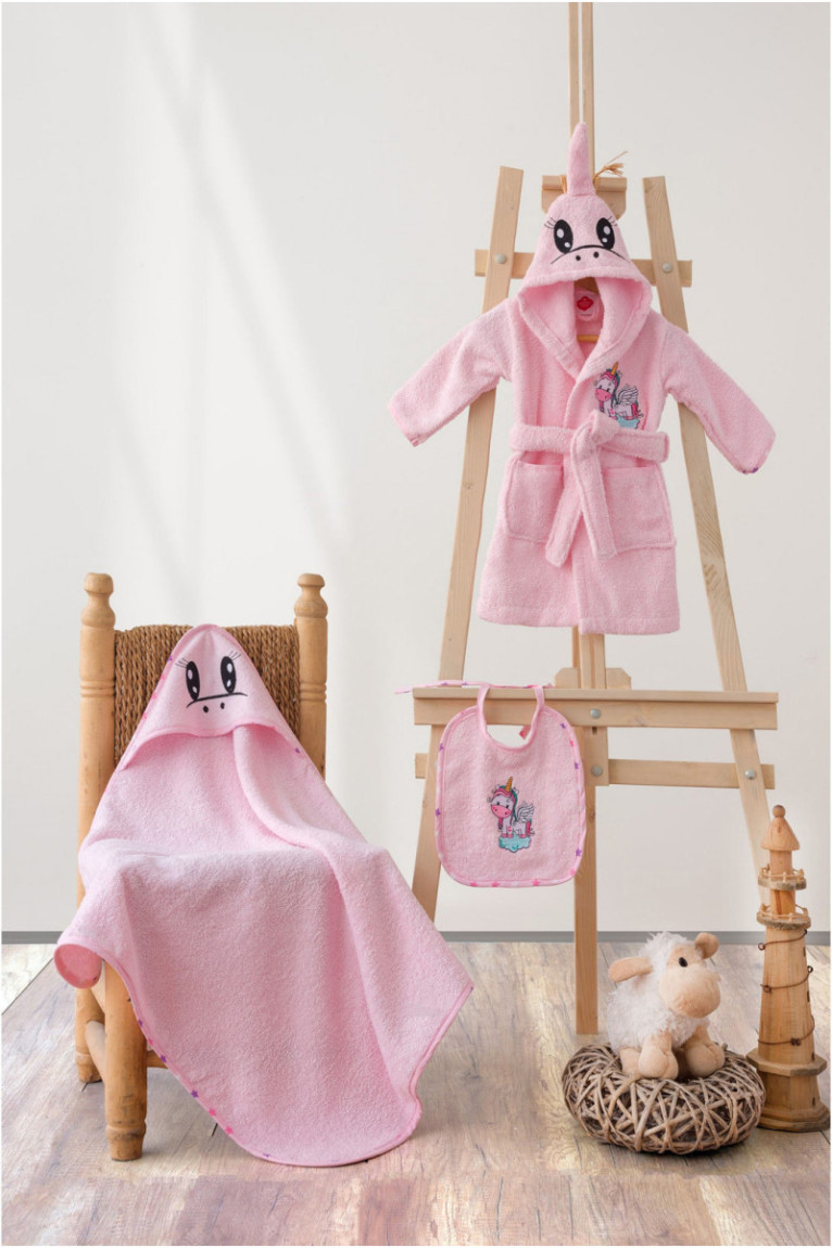 Ensemble de bain pour bébé - Rose