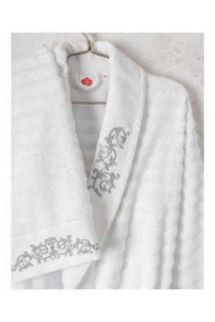 Ensemble de bain familial - Blanc / Anthracite