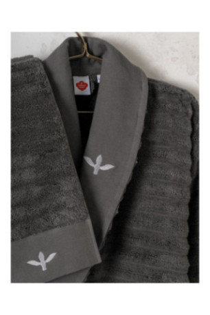 Ensemble de bain familial - Blanc / Anthracite
