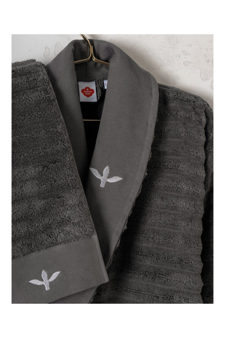 Ensemble de bain familial - Blanc / Anthracite