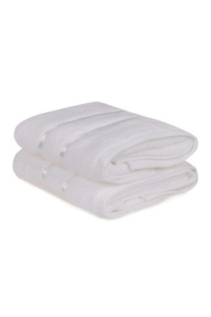 Ensemble de serviettes à main (2 pièces) - Blanc