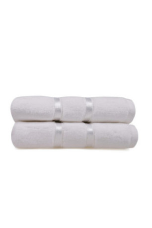 Ensemble de serviettes à main (2 pièces) - Blanc