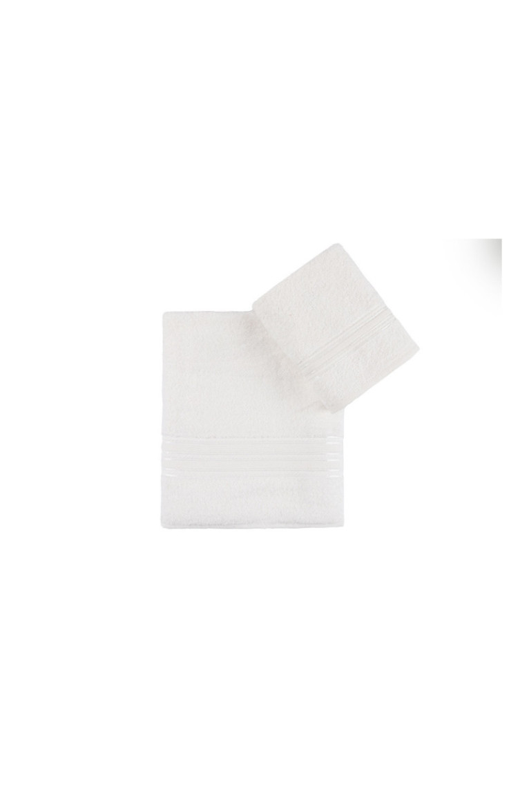 Ensemble de serviettes (2 pièces) - Crème
