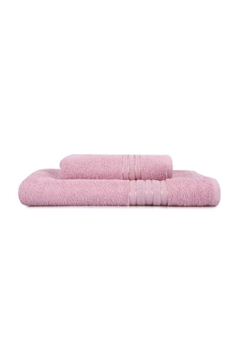 Ensemble de serviettes (2 pièces) - Rose