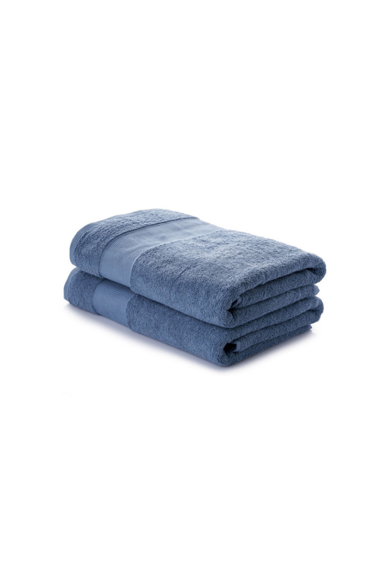 Ensemble de serviettes de toilette (2 pièces) - Bleu