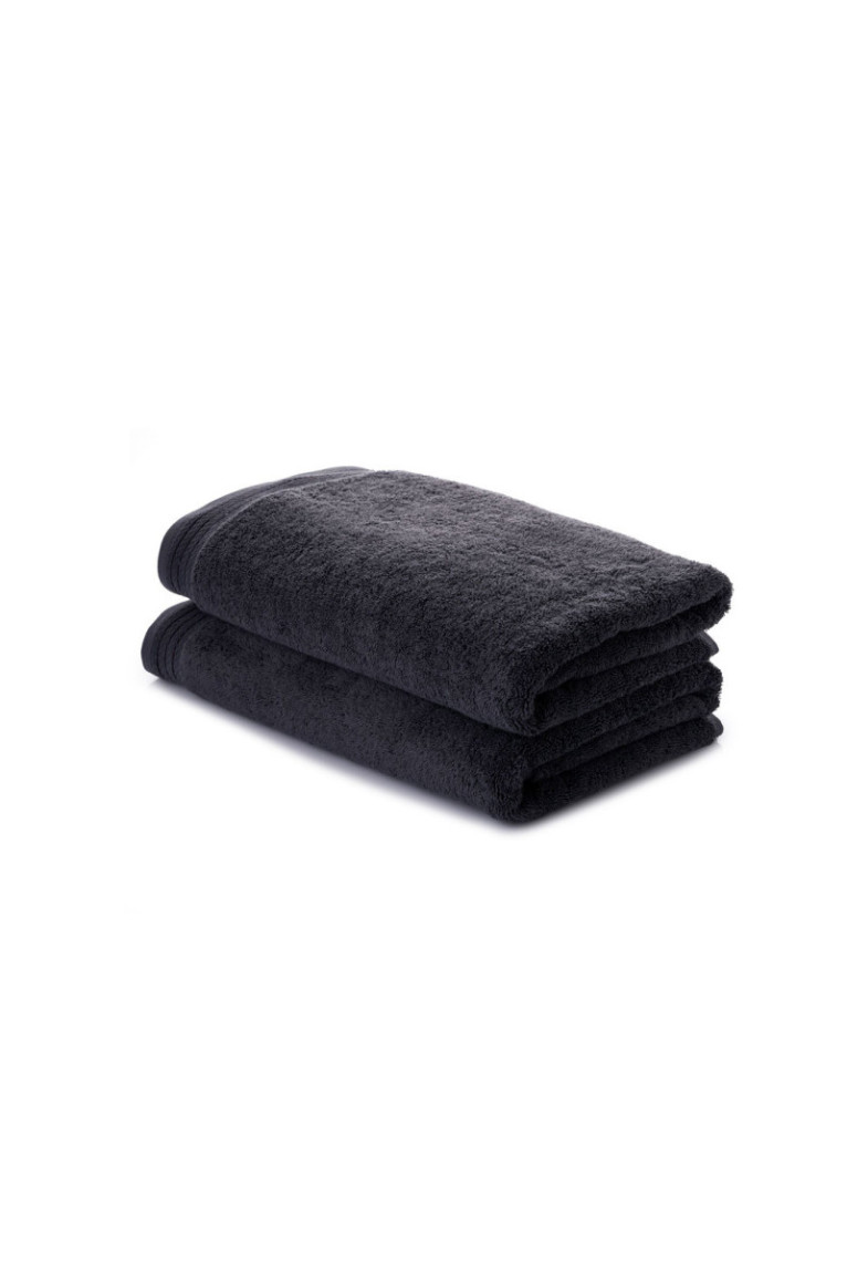 Ensemble de serviettes de toilette (2 pièces) - Noir