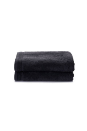 Ensemble de serviettes de toilette (2 pièces) - Noir