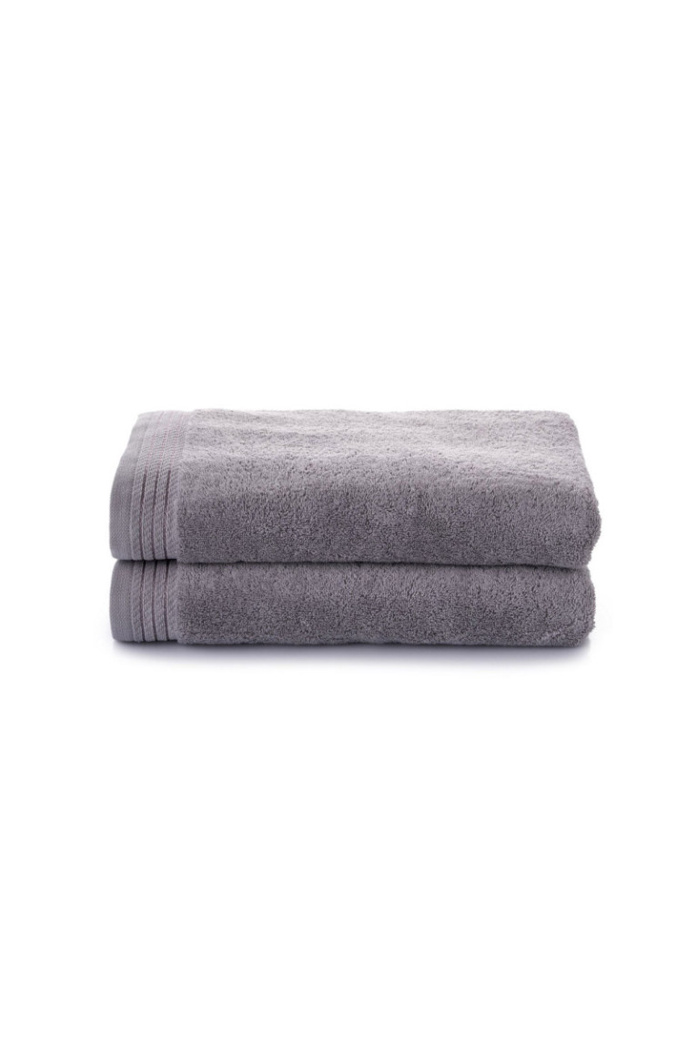 Ensemble de serviettes de bain (2 pièces) - Gris
