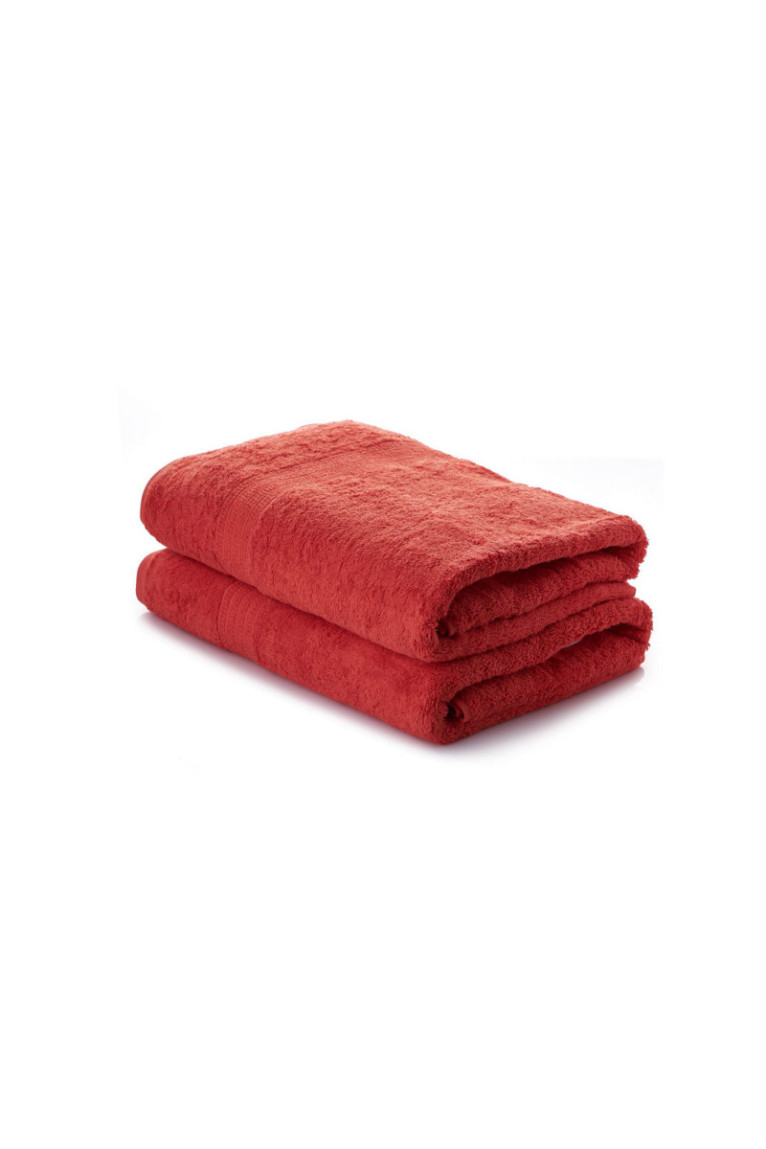 Ensemble de serviettes de toilette (2 pièces) - Tuile rouge