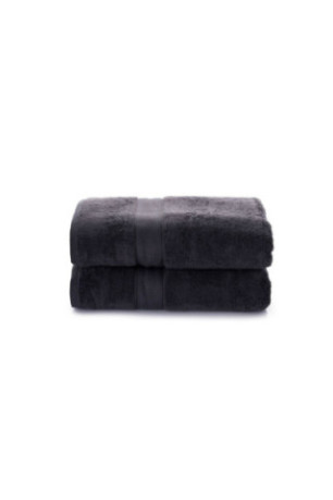 Ensemble de serviettes de bain (2 pièces) - Noir