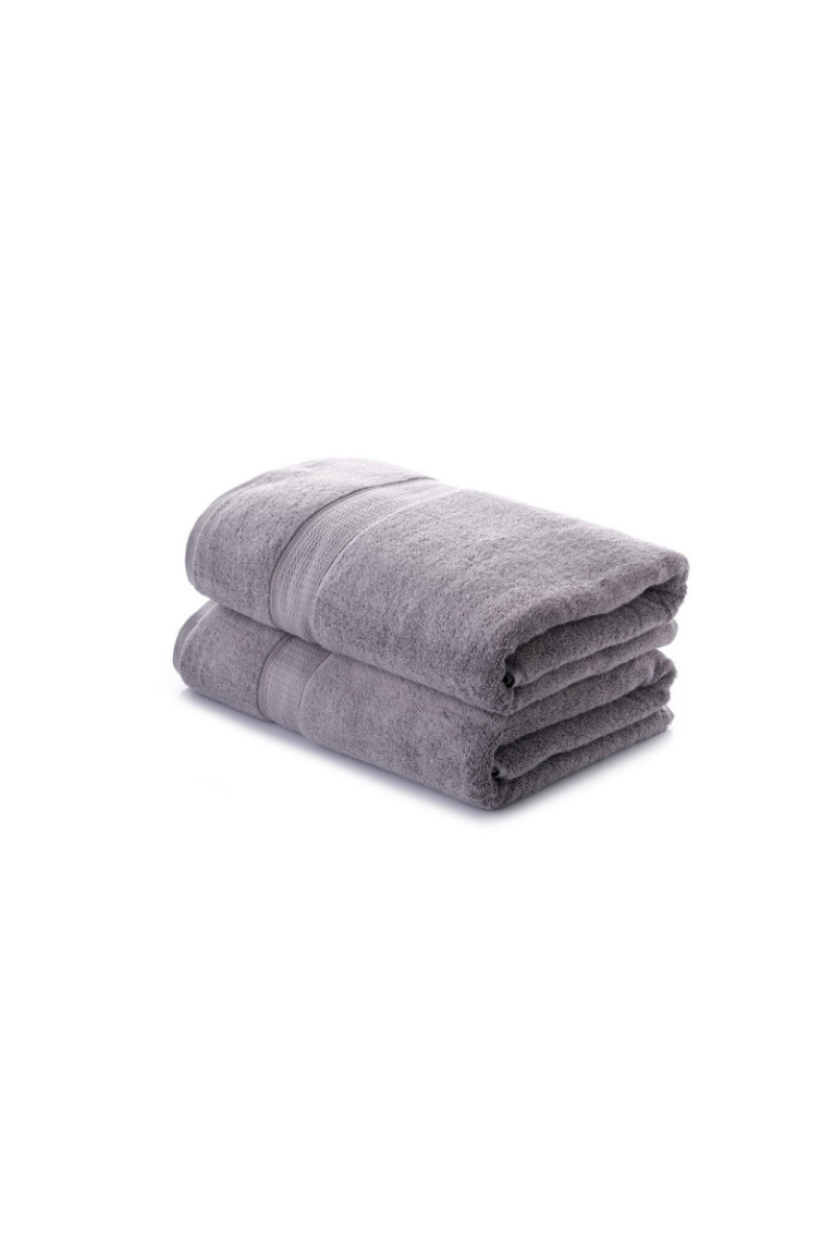 Ensemble de serviettes de bain (2 pièces) - Gris