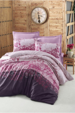 Ensemble de housse de couette en satin - 140x200cm
