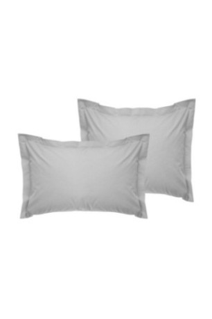 Ensemble de taies d'oreiller en satin Oxford (2 pièces) - 60x60cm