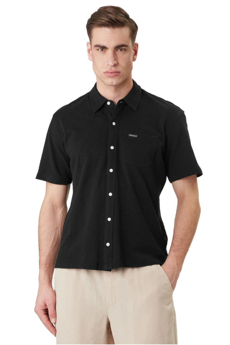 Chemise MC uni Guess jeans