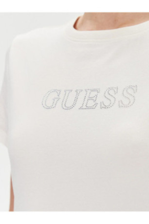 TShirt MC coton strassé Guess jeans
