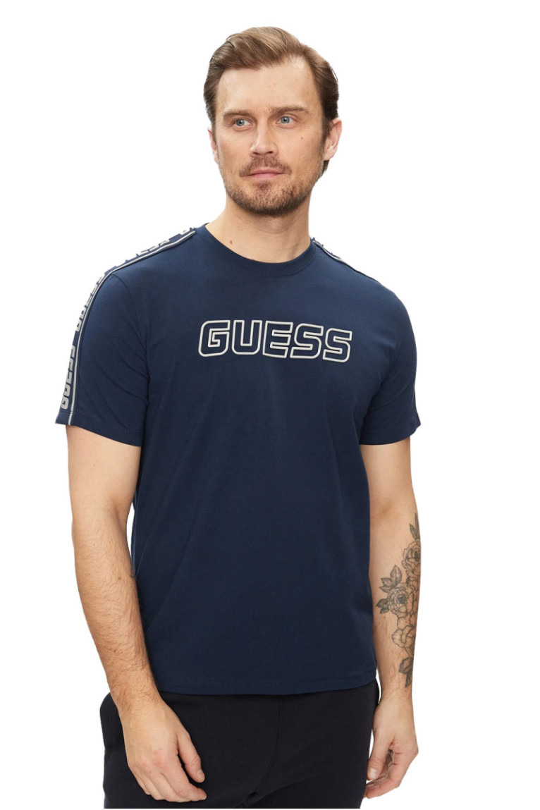 TShirt MC logo coton Guess jeans