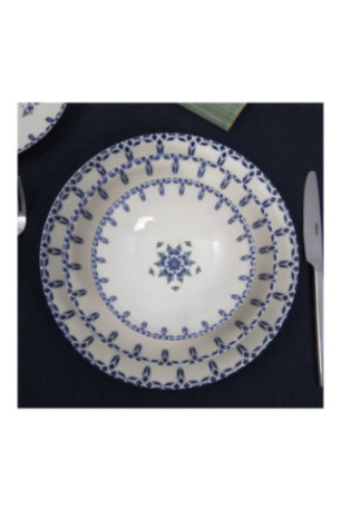 Service de table (24 pièces) - White / Blue