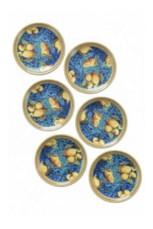 Ensemble d'assiettes à dessert (6 pièces) - Multicolore