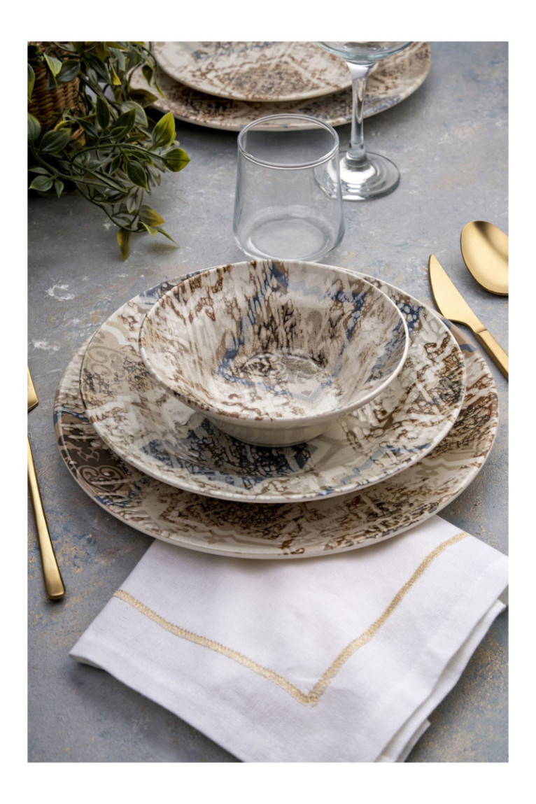 Service de table (24 pièces) - Multicolore