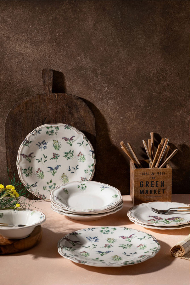 Service de table (24 pièces) - Multicolore