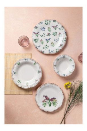 Service de table (24 pièces) - Multicolore