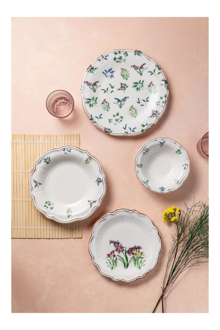 Service de table (24 pièces) - Multicolore