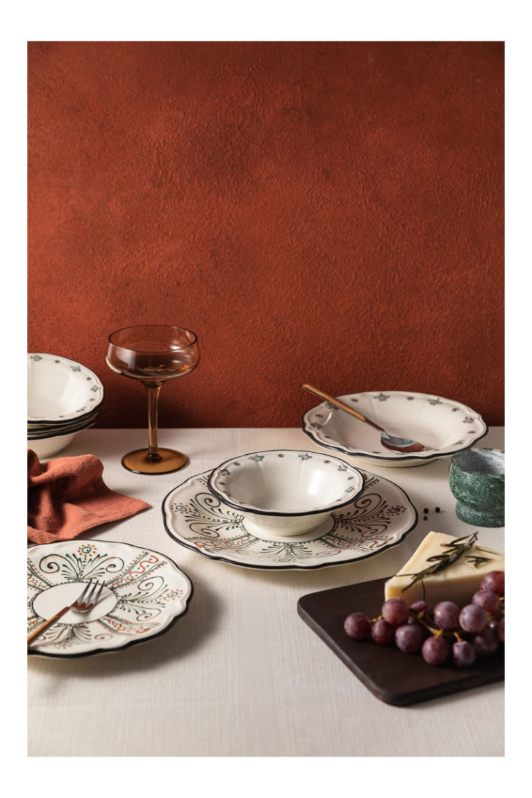Service de table (24 pièces) - Multicolore