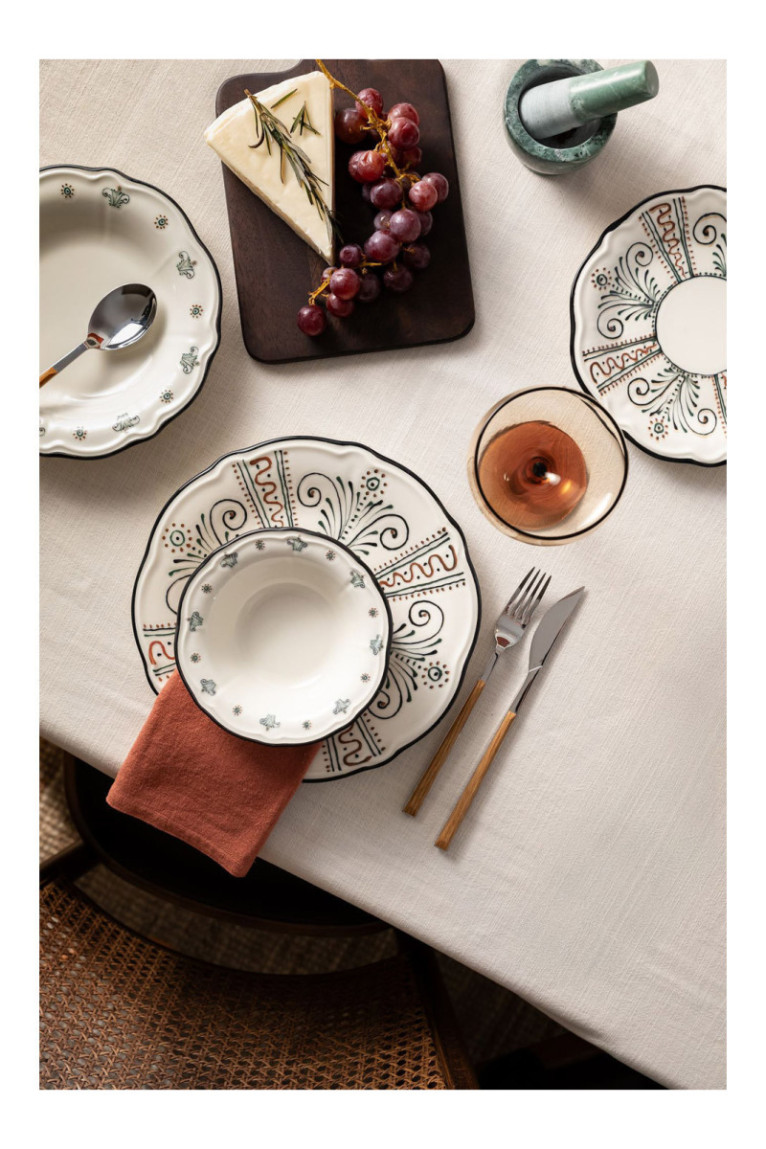 Service de table (24 pièces) - Multicolore