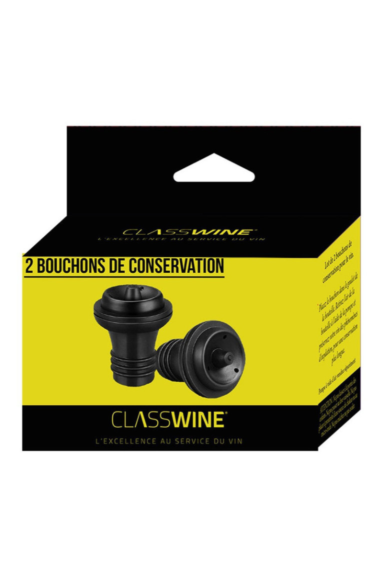 Lot de 2 bouchons de conservation - Classwine