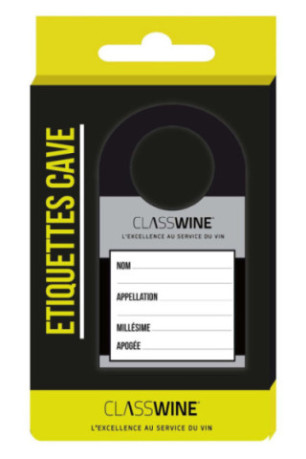 Lot 30 étiquettes cave - Classwine