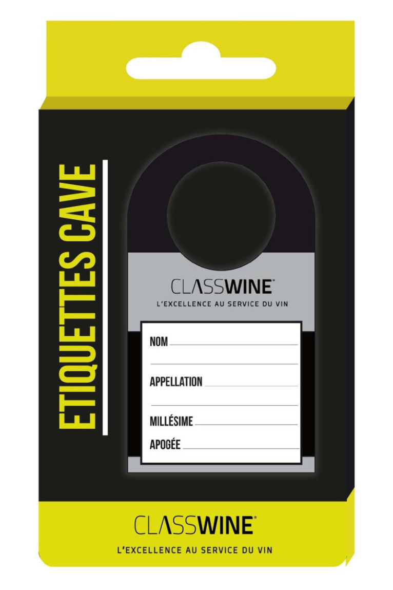 Lot 30 étiquettes cave - Classwine