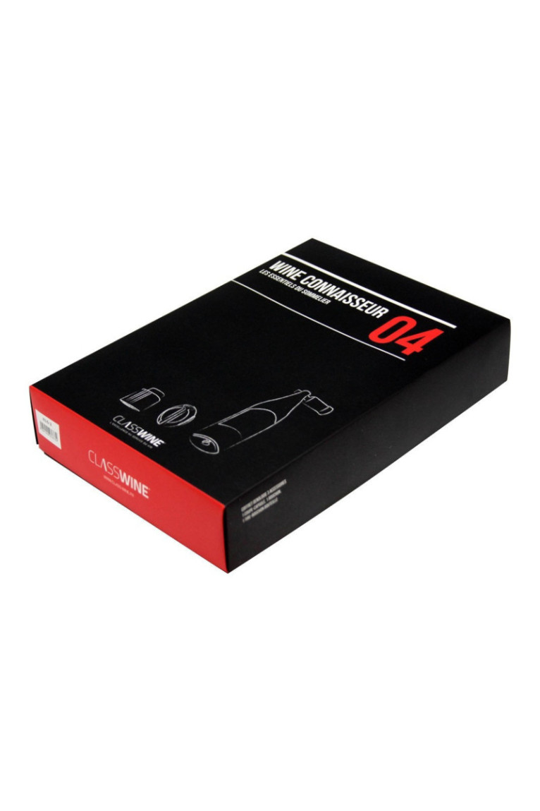 Coffret wine connaisseur - 1 tire bouchon. 1 coupe capsule. 1 bouchon conservateur - Classwine