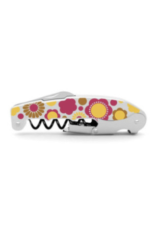 Kit smart et fun hippie : 1 tire-bouchon et 8 marque-verre assortis. - Classwine