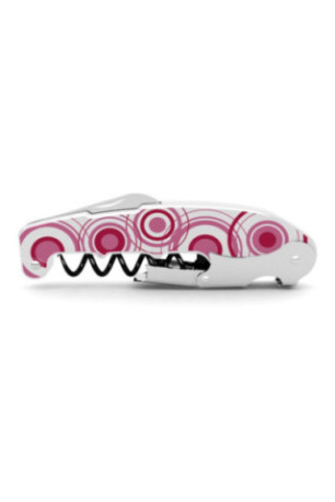 Kit smart et fun 60's : 1 tire-bouchon et 8 marque-verre assortis. - Classwine