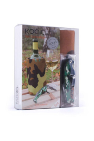 Set Loisir camouflage : 1 tire-bouchon et 1 sac rafraichissant assortis. - Classwine