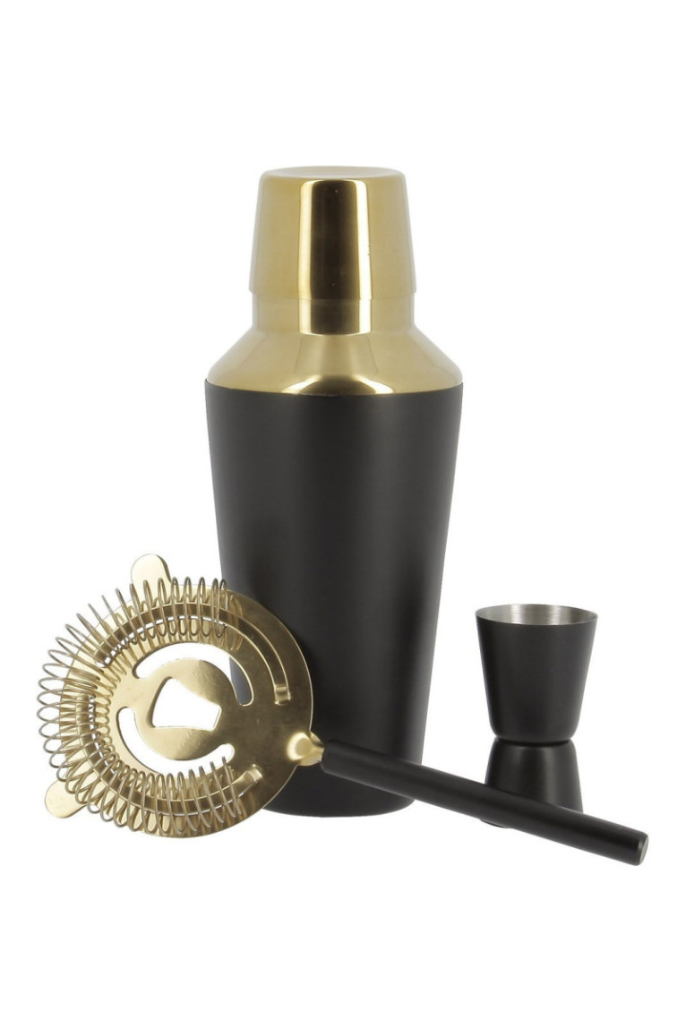 Kit 3 pcs Cocktail Noir et Or - Classwine