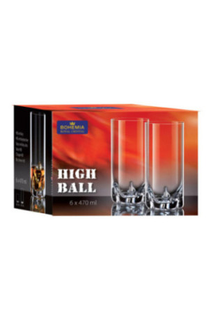 Lot de 6 verres à whisky- 470ml - Classwine