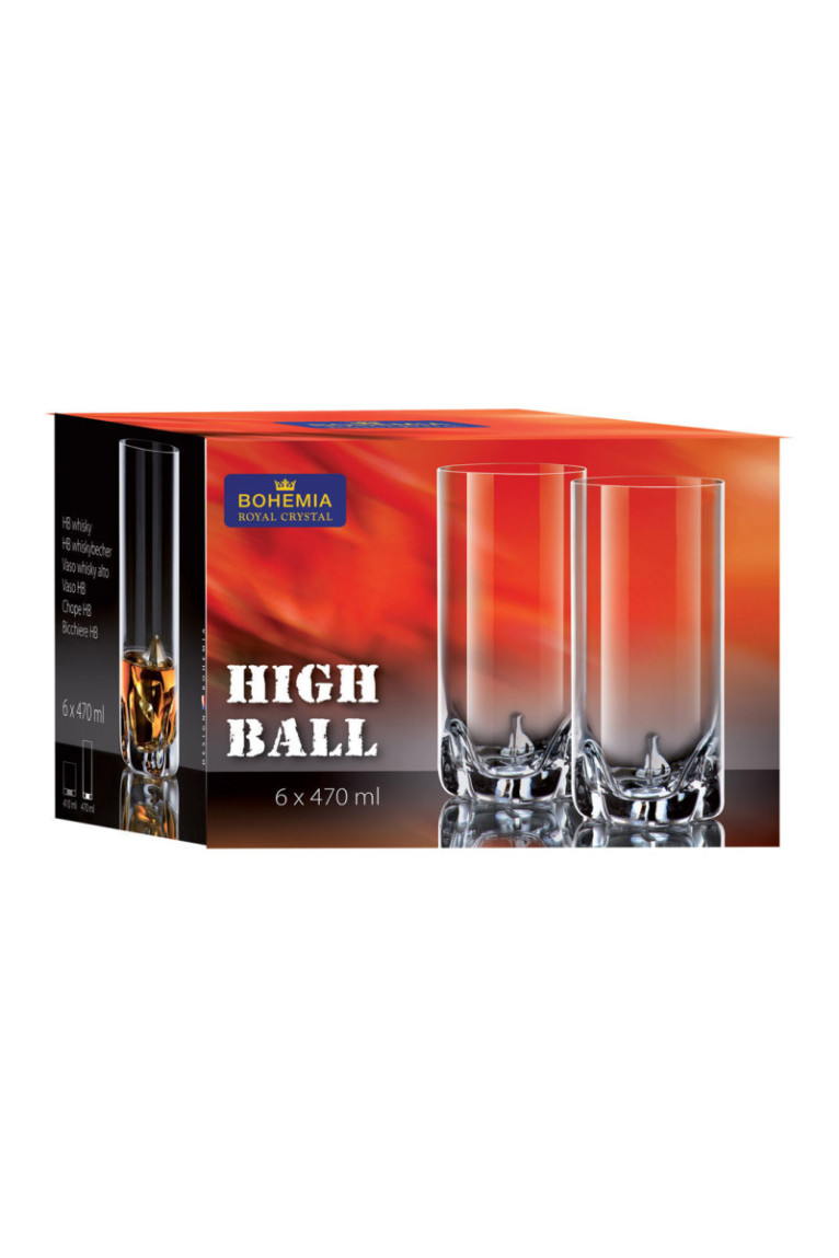Lot de 6 verres à whisky- 470ml - Classwine