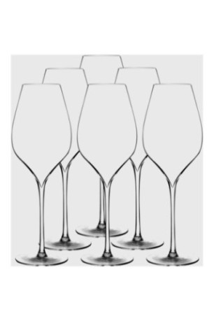 Lot de 6 Verres N°4 - 40 cl pour vins effervescents bruts et rosés. vins rosés - Classwine