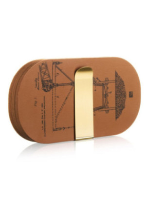 Dessous de bouteille de bière en cuir lot de 6 Vacuvin - Vacuvin