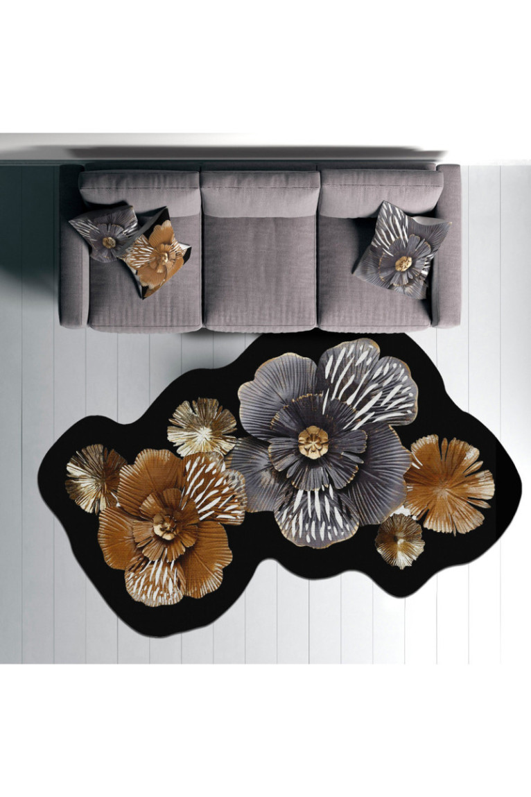 Tapis 40x60cm - Grey / Brown / White / Black