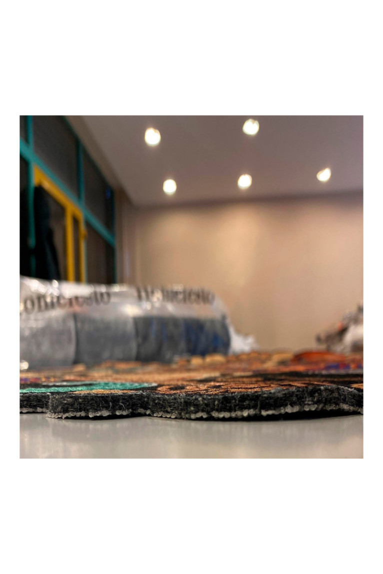 Tapis 40x60cm - Grey / Brown / White / Black