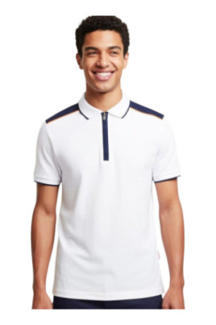 Polo manches courtes Blanc Lee cooper