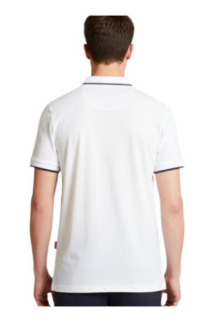 Polo manches courtes Blanc Lee cooper