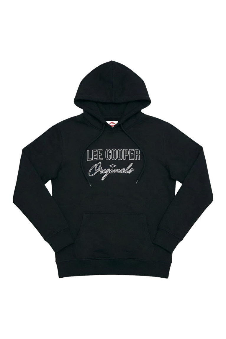 Sweat à capuche Noir Lee cooper