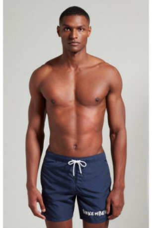 Short de bain print logo Bikkembergs