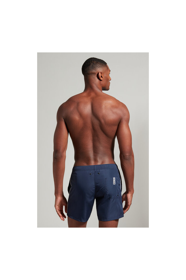 Short de bain print logo Bikkembergs